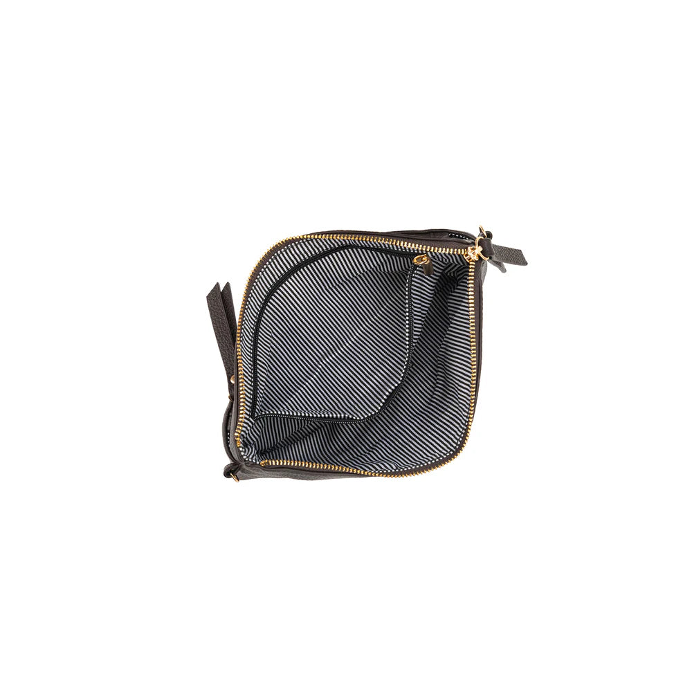 Black Caviar Jessie Crossbody Clutch