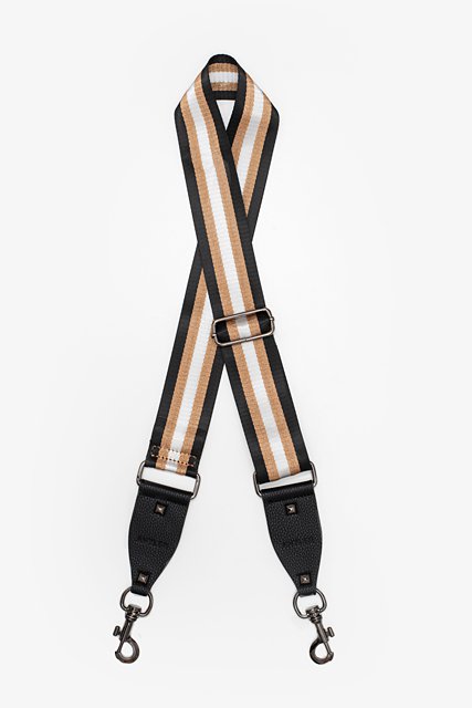 Antler Bag Strap Black/Rose Gold