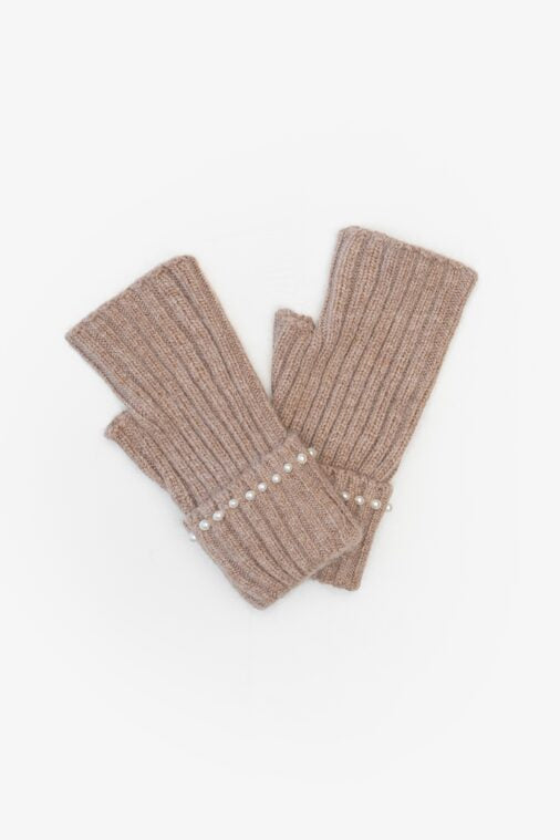Antler Pearl Fingerless Gloves