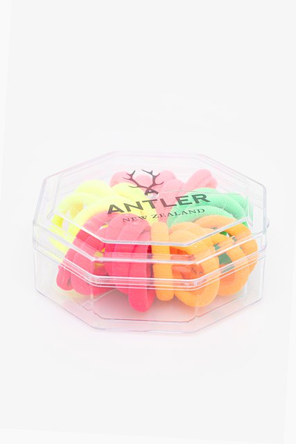 Antler Fluro Hair Tie pack