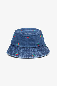 Antler Cherry Denim Bucket Hat