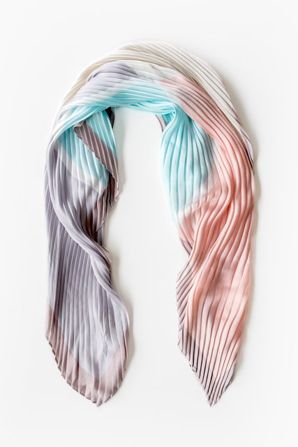 Antler Pleated Scarf