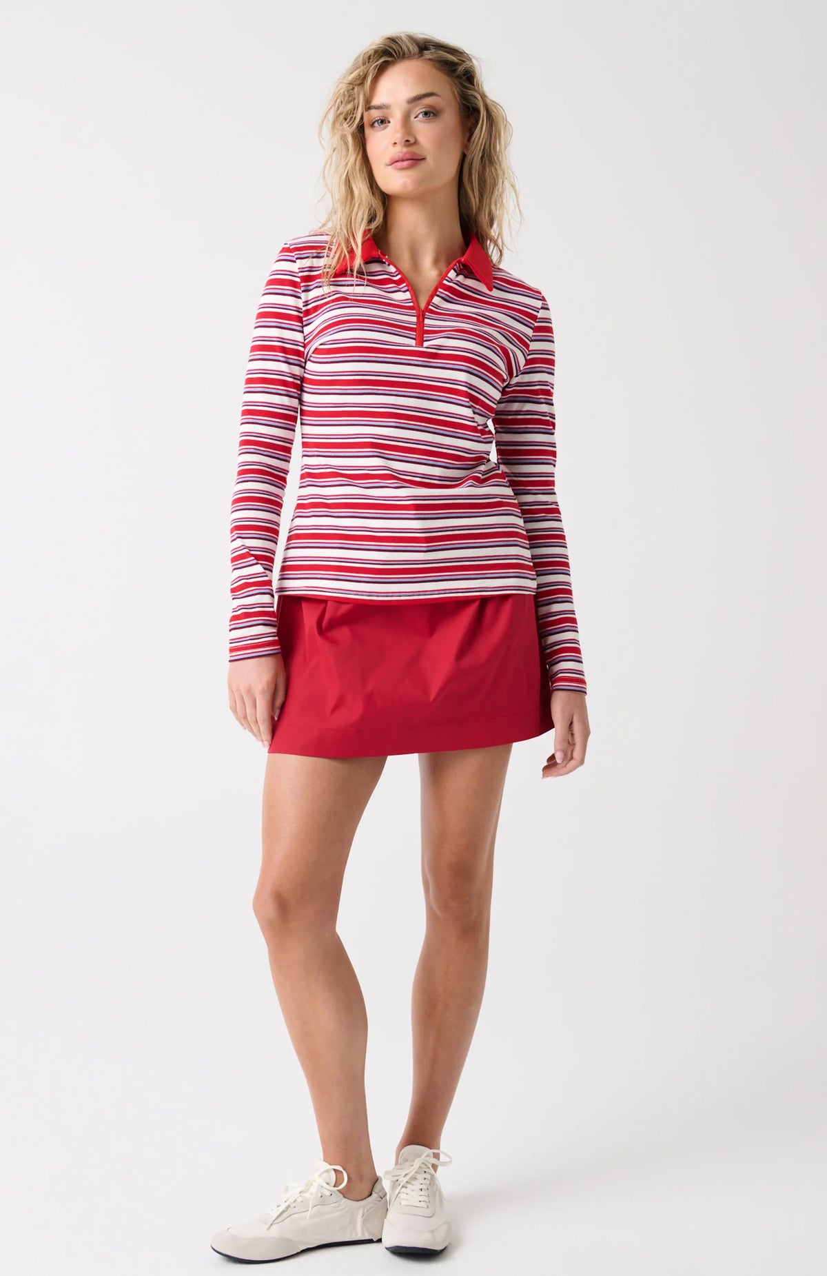 Cartel & Willow Avery Zip L/S Tee