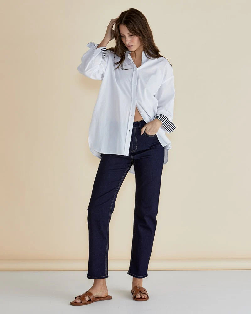 Betty Basics Claire Classic Shirt