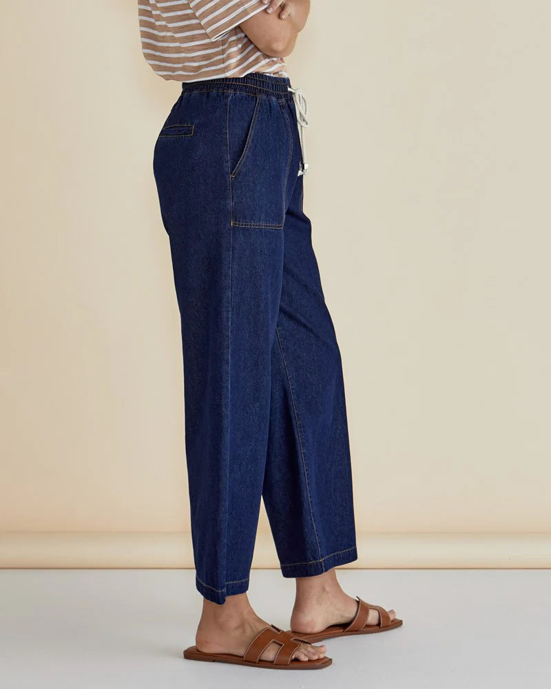 Betty Basics Drapey Denim Jogger