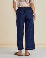 Load image into Gallery viewer, Betty Basics Drapey Denim Jogger
