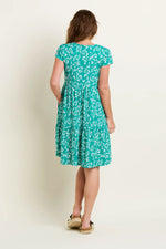 Load image into Gallery viewer, Brakeburn Bamboo Leaves Tiered Dress
