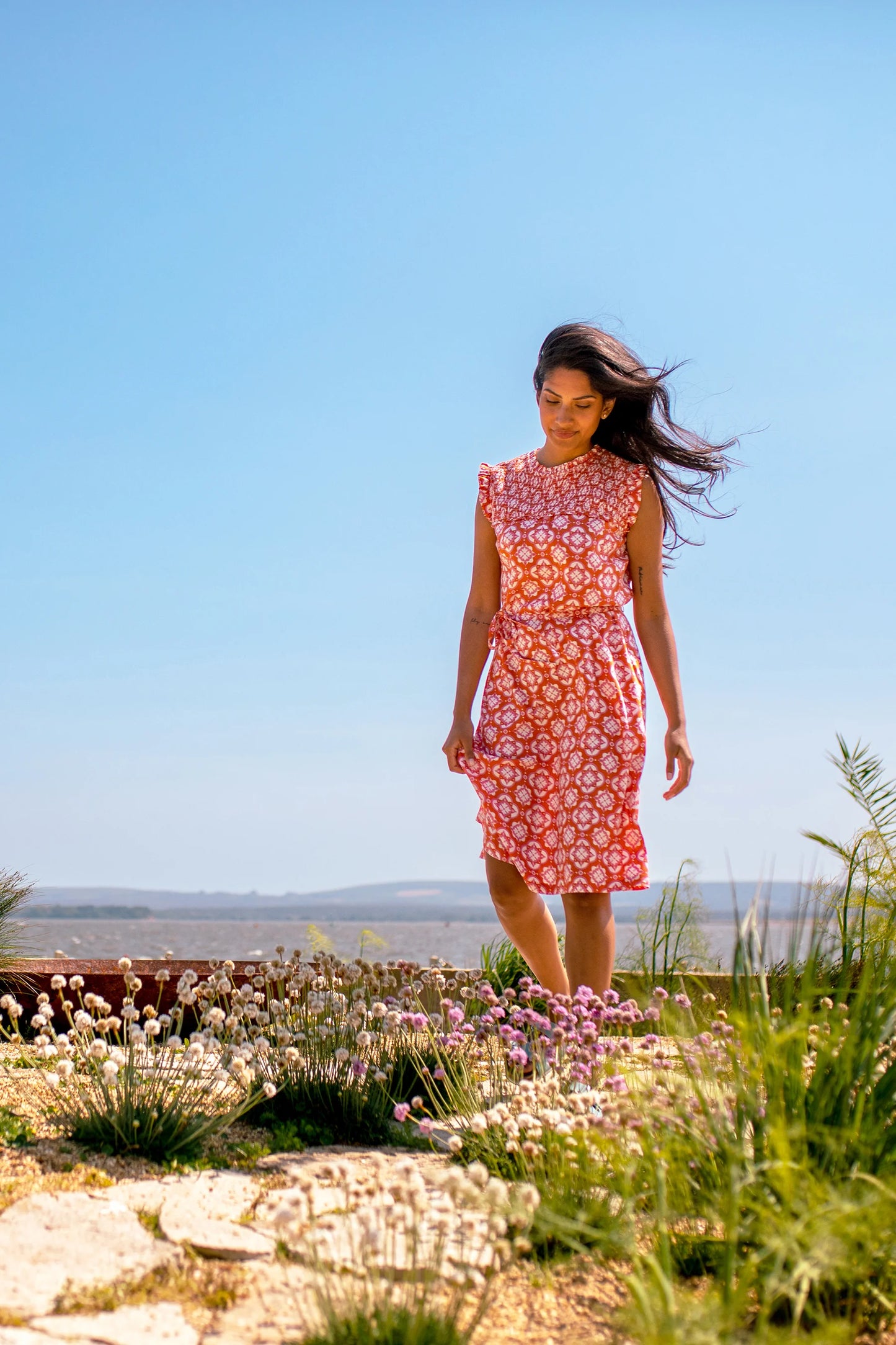 Brakeburn Moroccan Tile Dress