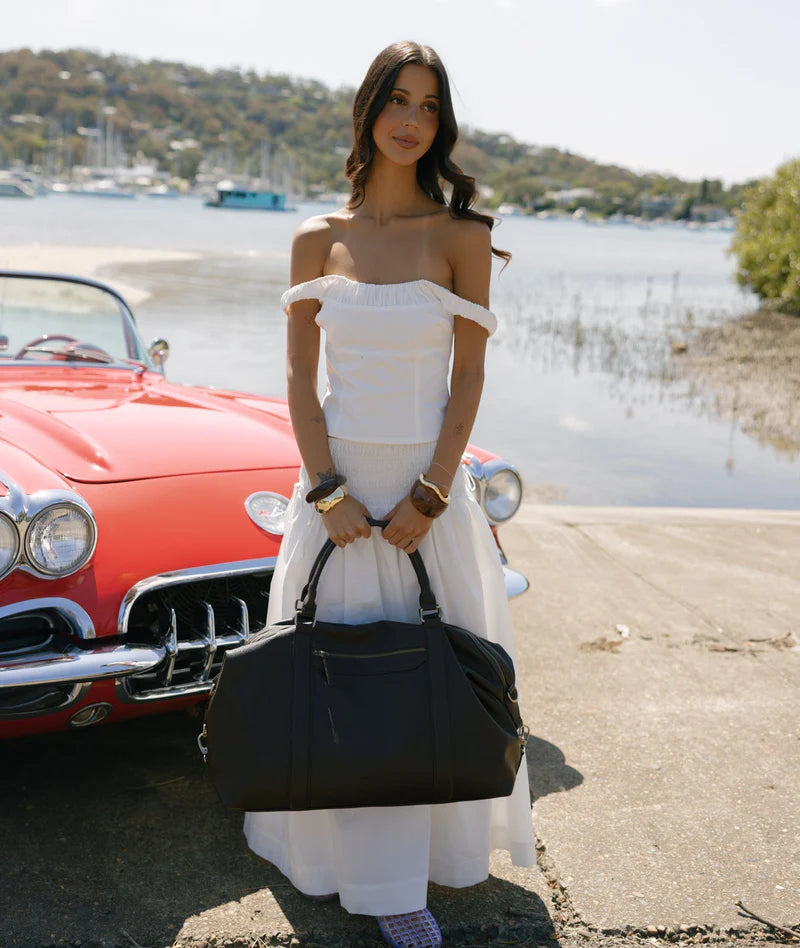 Black Caviar Como Travel Weekender Bag