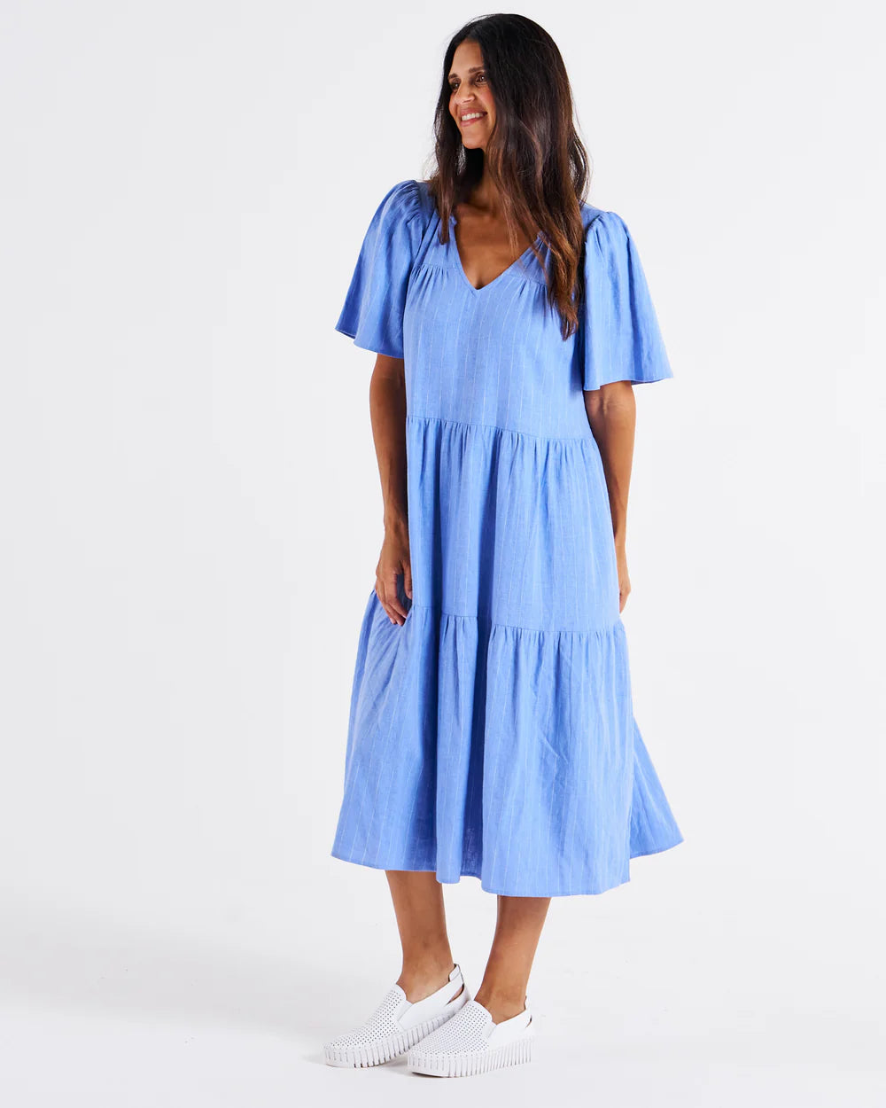 Betty Basics Regina Linen Dress