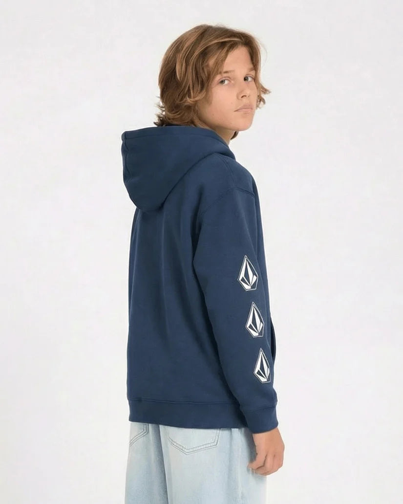 Volcom Iconic Stone Gid Zip Hood - Youth