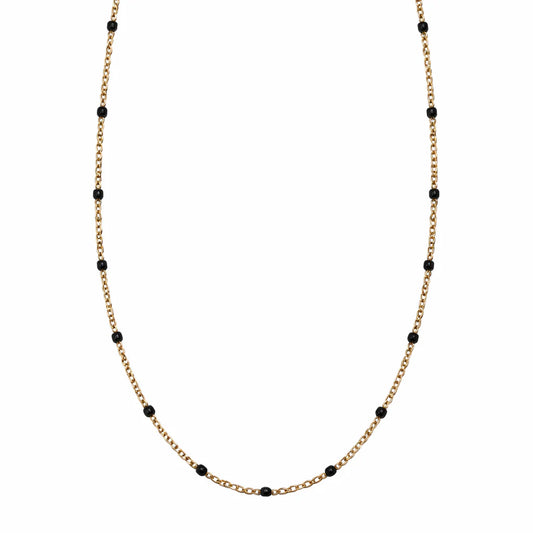 Fabuleux Steel Me Boho Bead Necklace