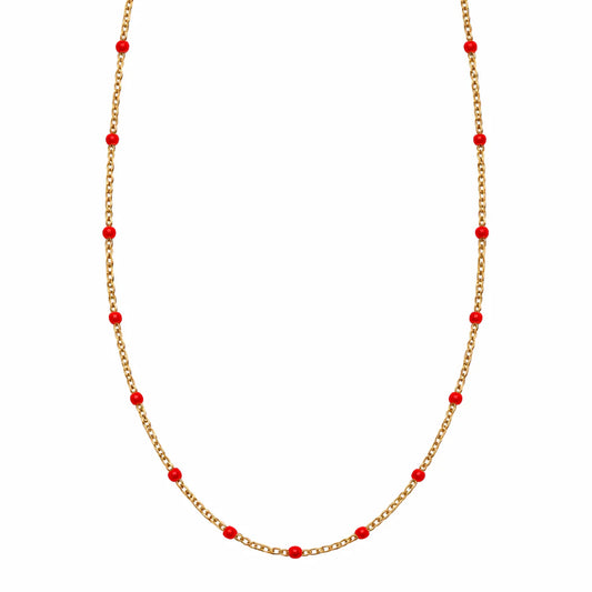 Fabuleux Steel Me Boho Bead Necklace