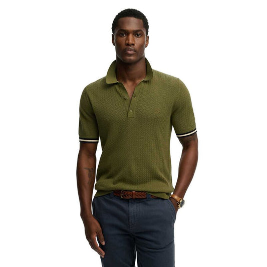 Superdry Knitted Textures S/S Polo