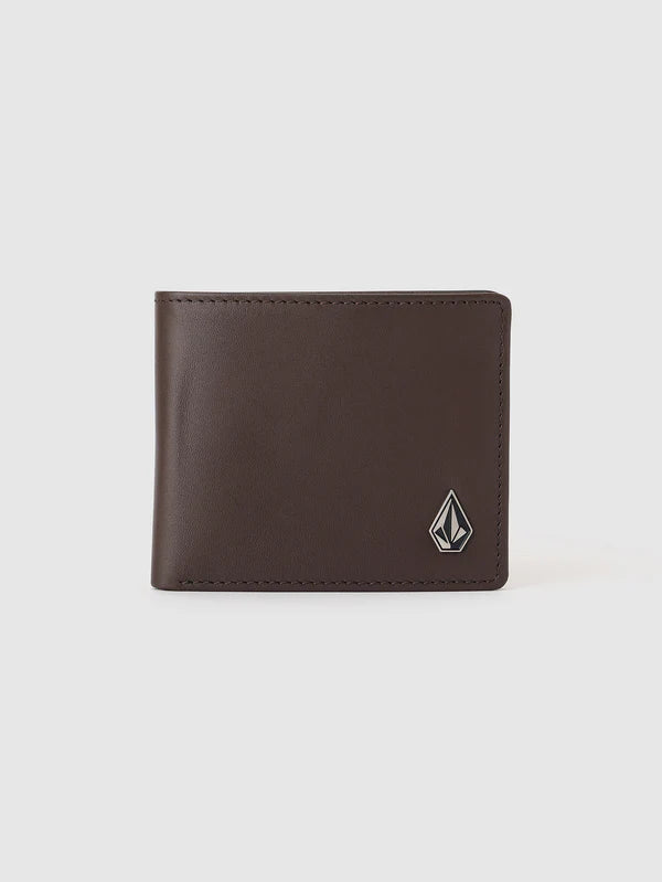 Volcom Single Stone Leather Wallet