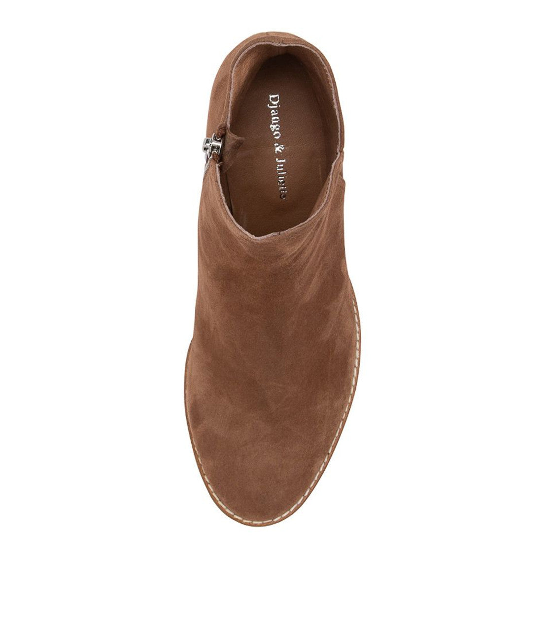 Django & Juliette Mockas Lt Choc Suede