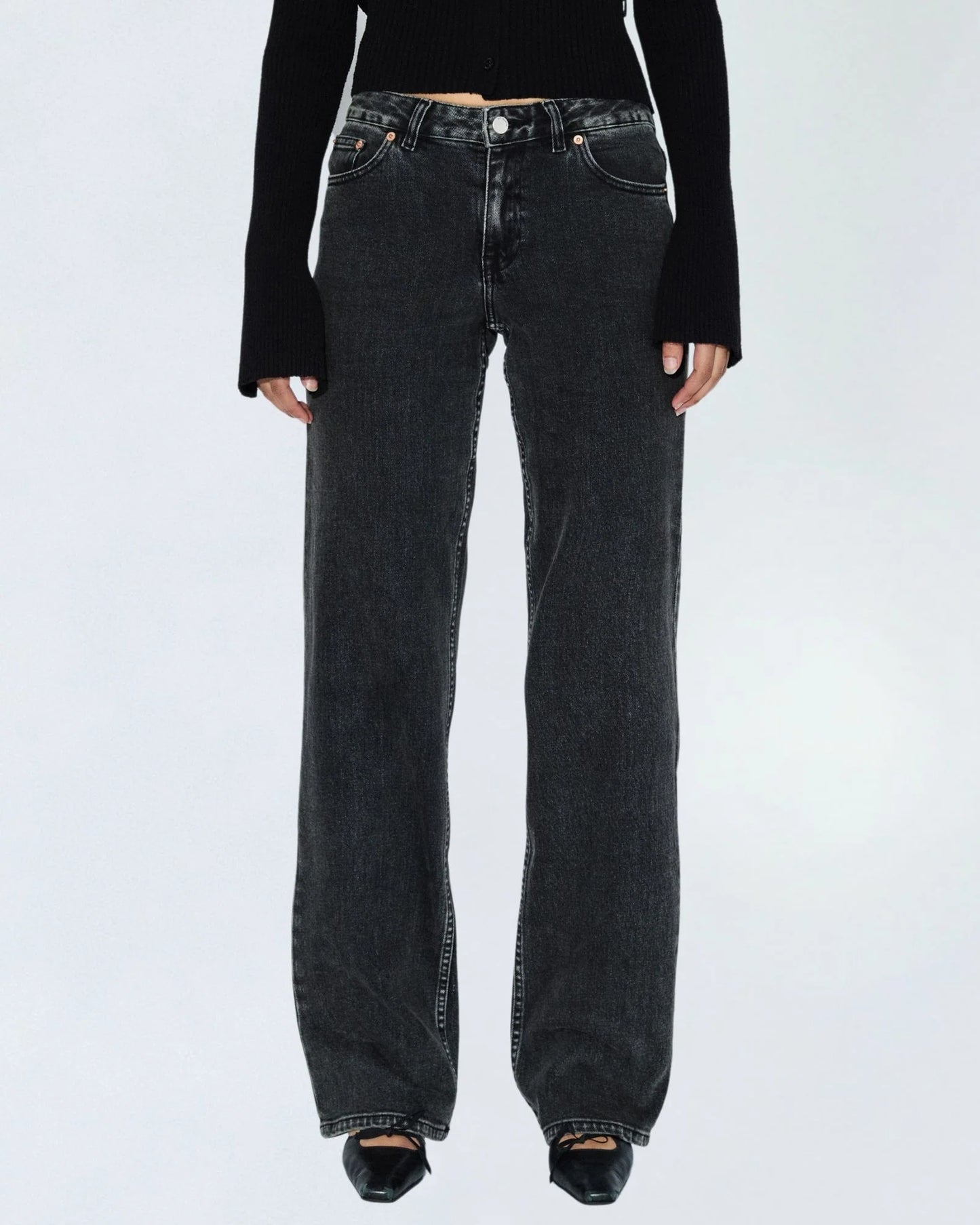 DR. Denim Addy Mid Straight Jeans