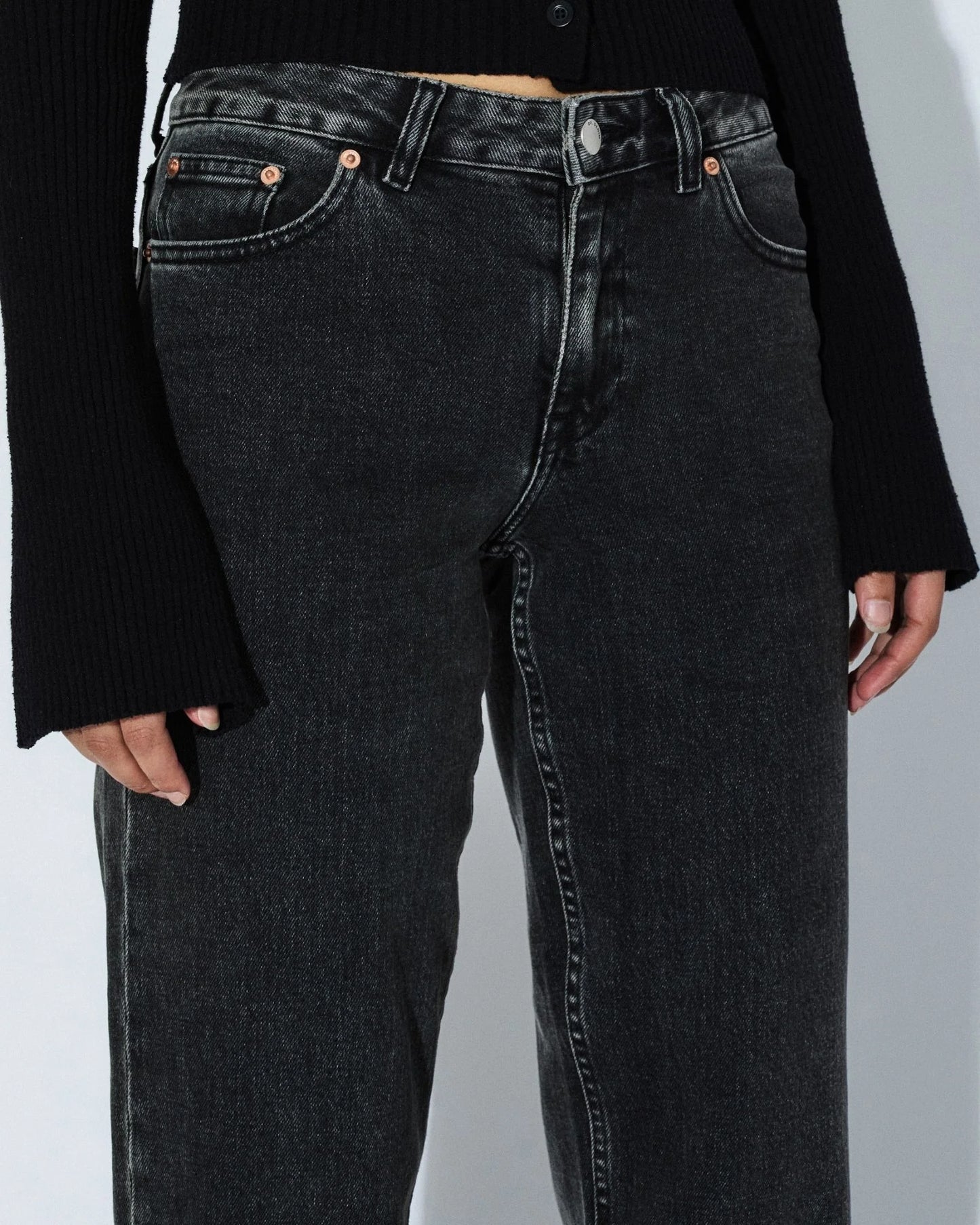 DR. Denim Addy Mid Straight Jeans