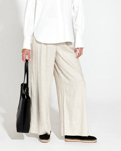 Fate+Becker Heritage Linen Wide Leg Pant