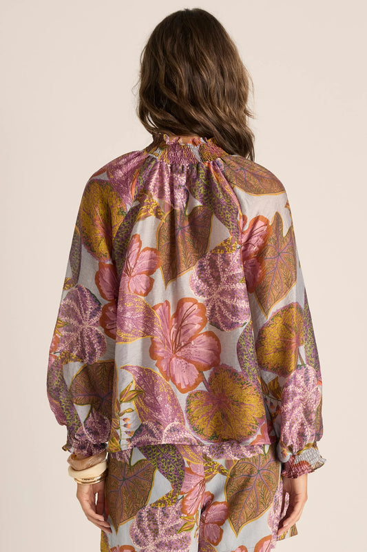 Fate +  Becker Daria Shirred Blouse