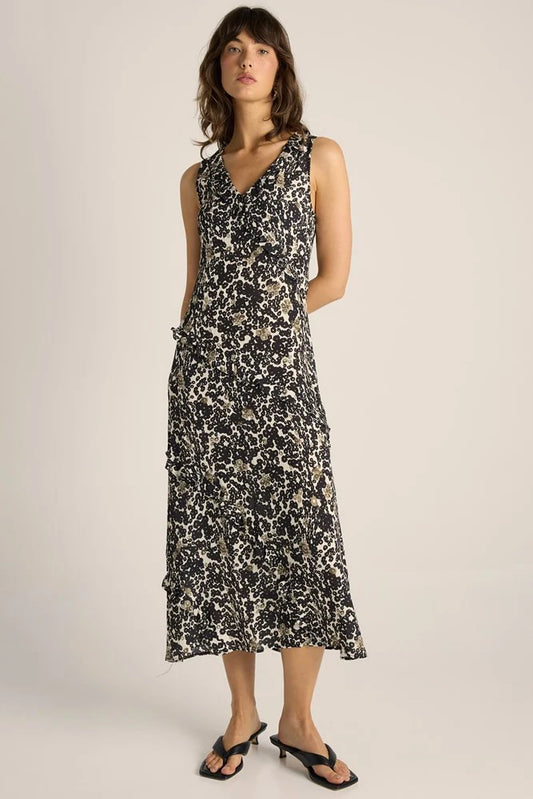 Fate +  Becker Jade Ruffle Dress