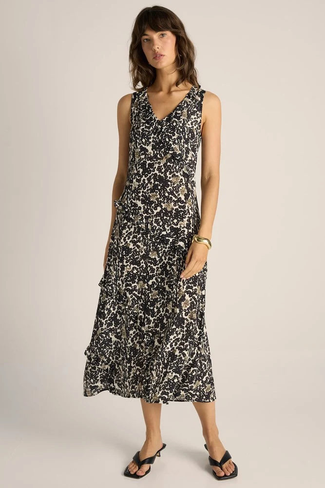 Fate +  Becker Jade Ruffle Dress