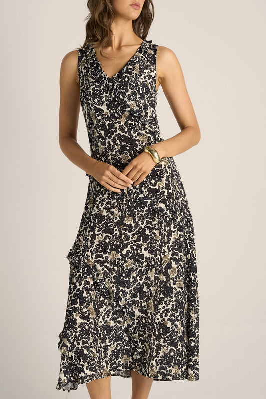 Fate +  Becker Jade Ruffle Dress