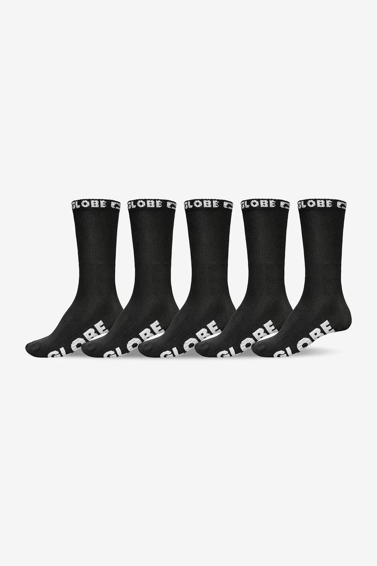 Globe Blackout Socks 5 pack