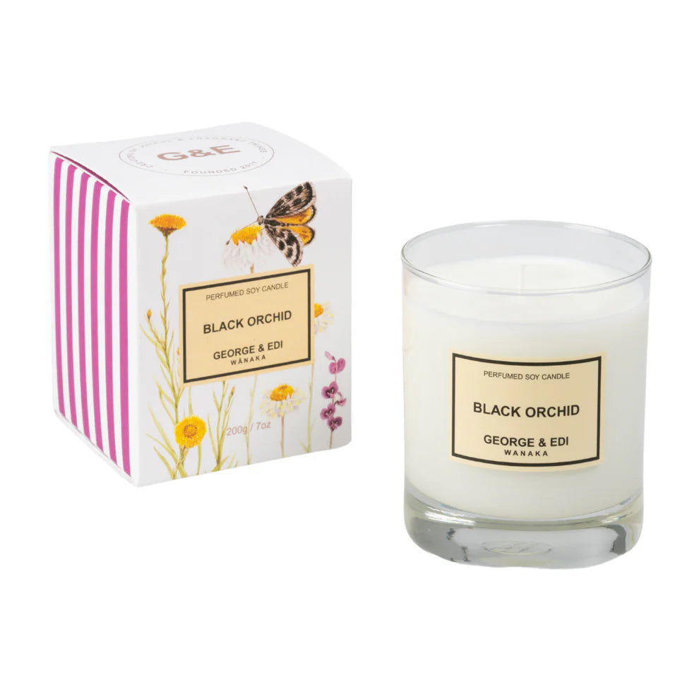 George & Edi Black Orchid Candle