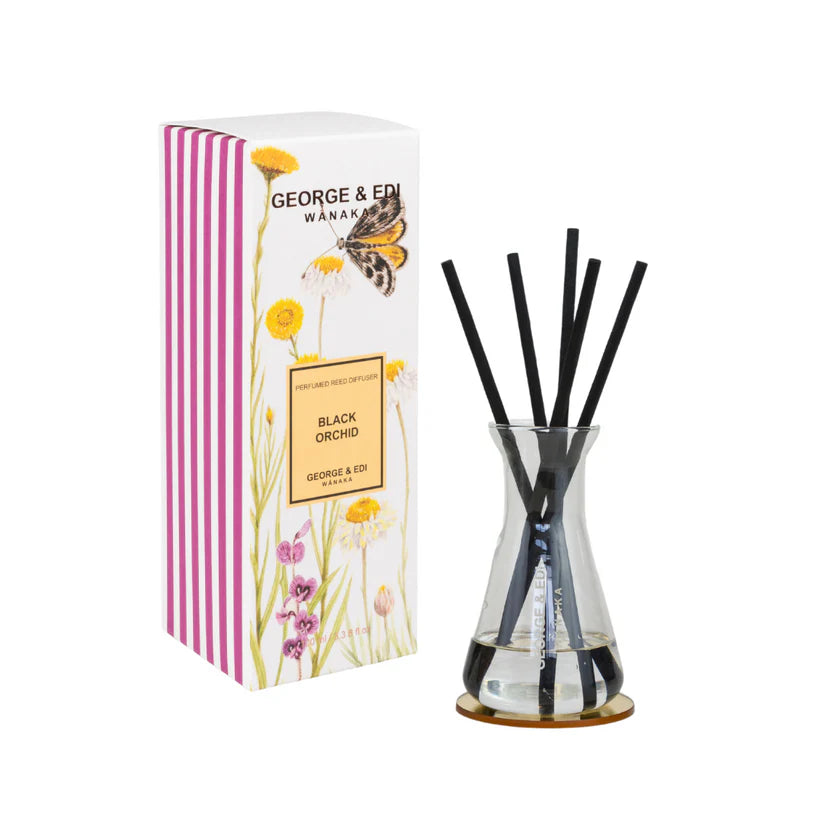 George & Edi Black Orchid Diffuser Set
