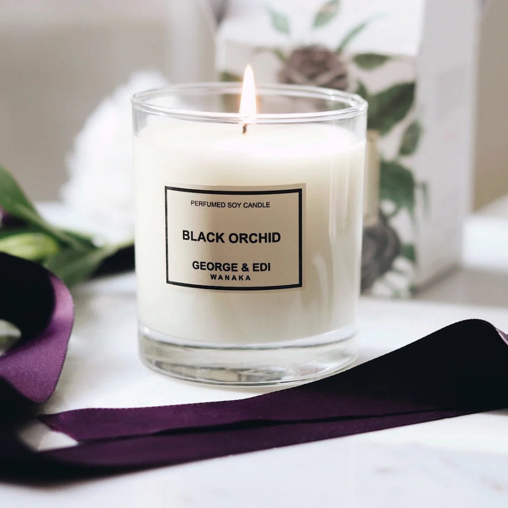 George & Edi Black Orchid Candle