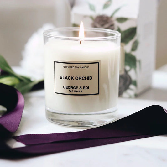 George & Edi Black Orchid Candle