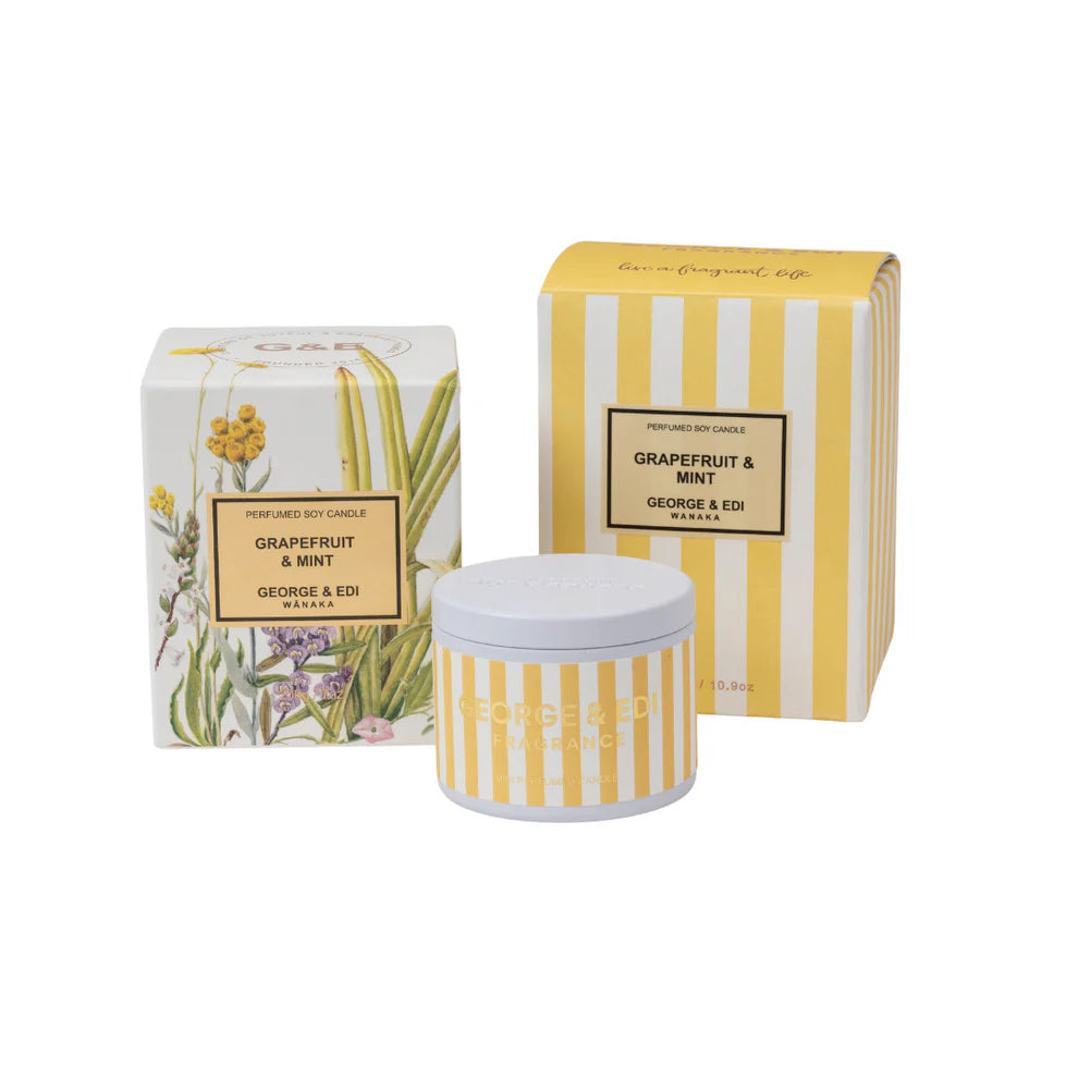 George & Edi Grapefruit & Mint Candle
