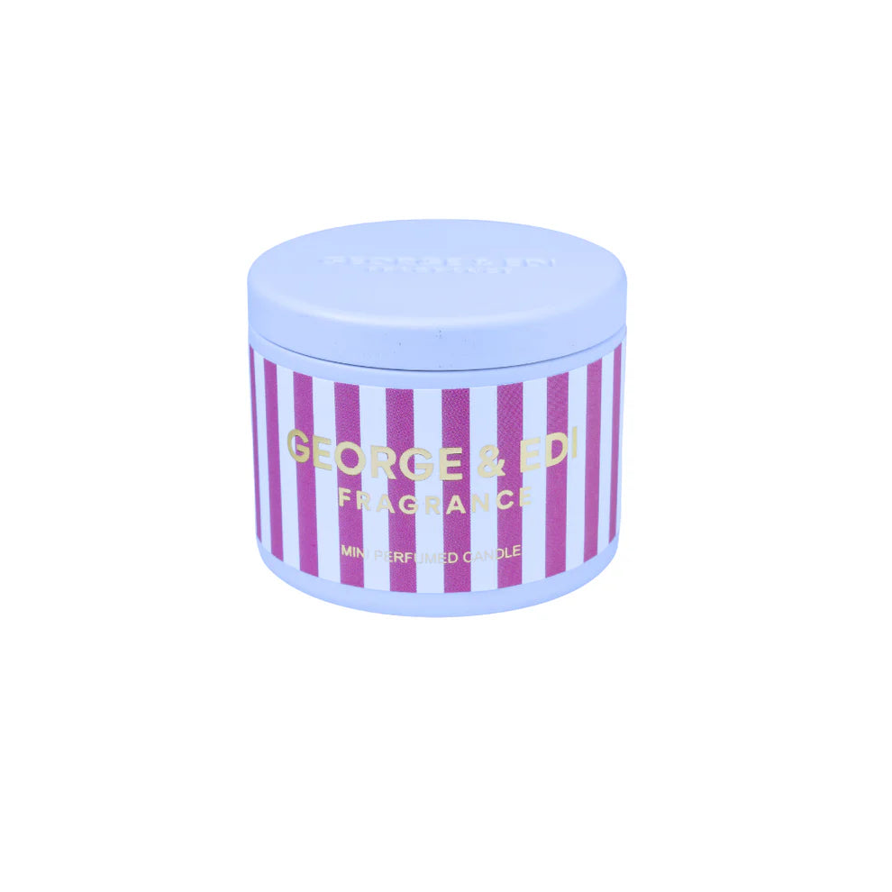 George & Edi Mini Candle in a Tin -Black Orchid