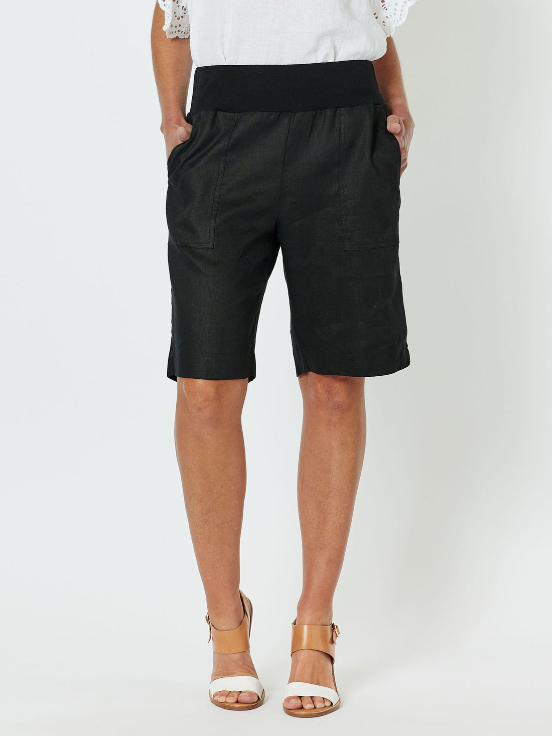 Gordon Smith Jersey Waist Linen Short