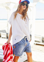 Load image into Gallery viewer, Hammill &amp; Co Slouchy Denim Shorts
