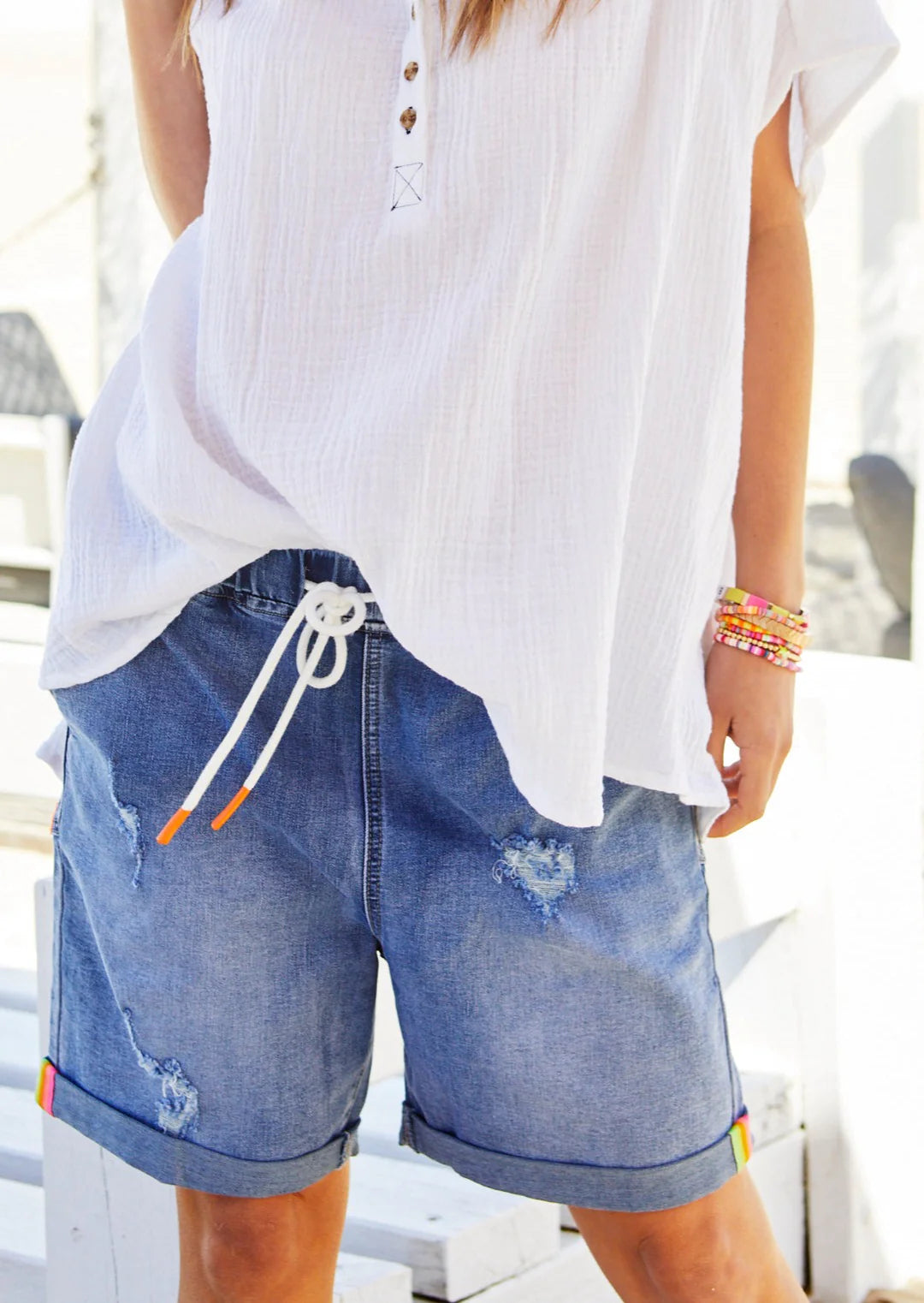 Denim co shorts sales