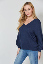 Load image into Gallery viewer, Isle of Mine Ines V Neck Jumper
