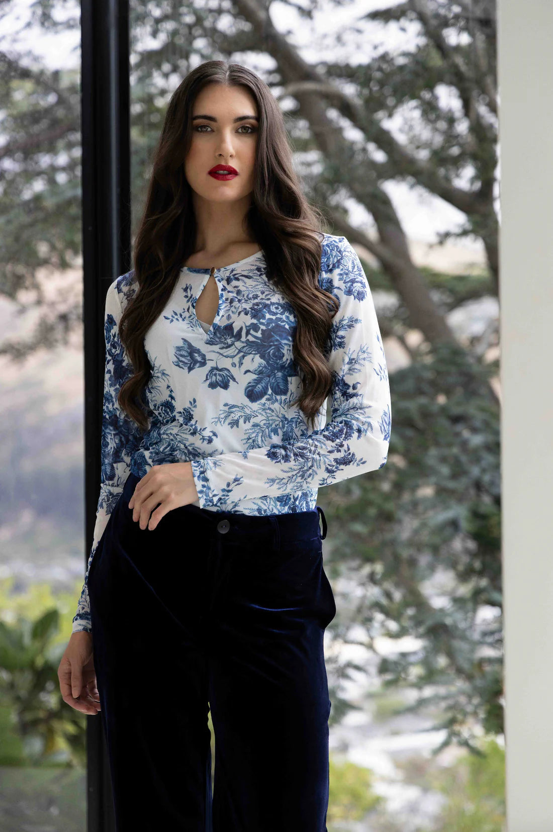 Leila & Luca Loveable Mesh Top