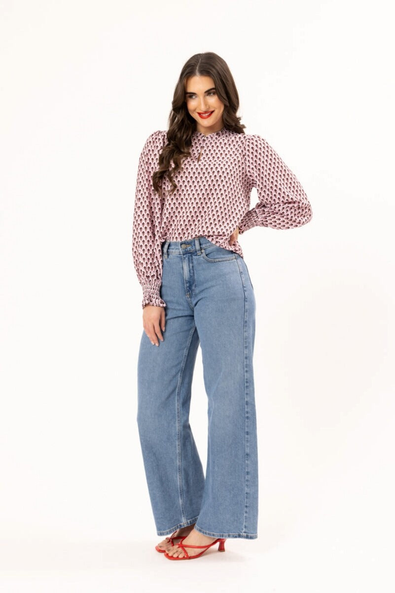 Leila + Luca LS Movement Blouse