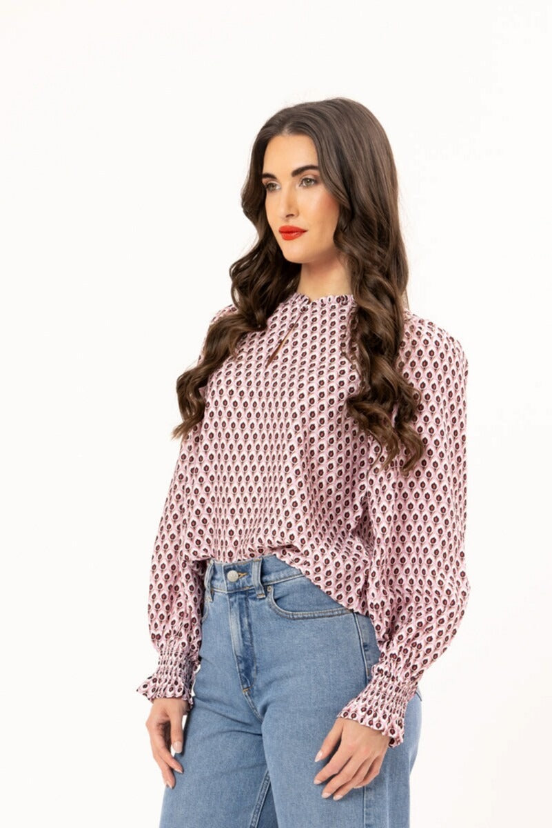 Leila + Luca LS Movement Blouse
