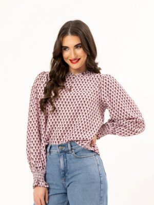 Leila + Luca LS Movement Blouse
