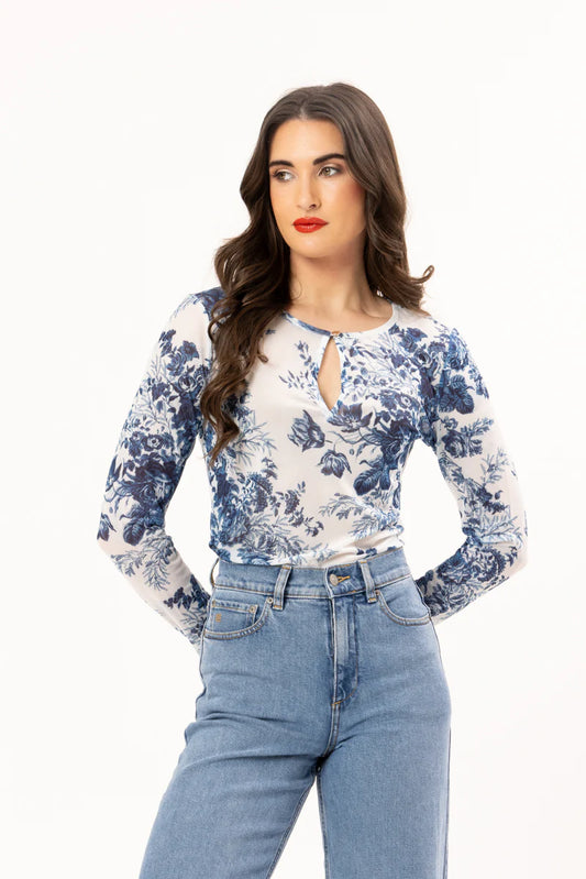 Leila & Luca Loveable Mesh Top