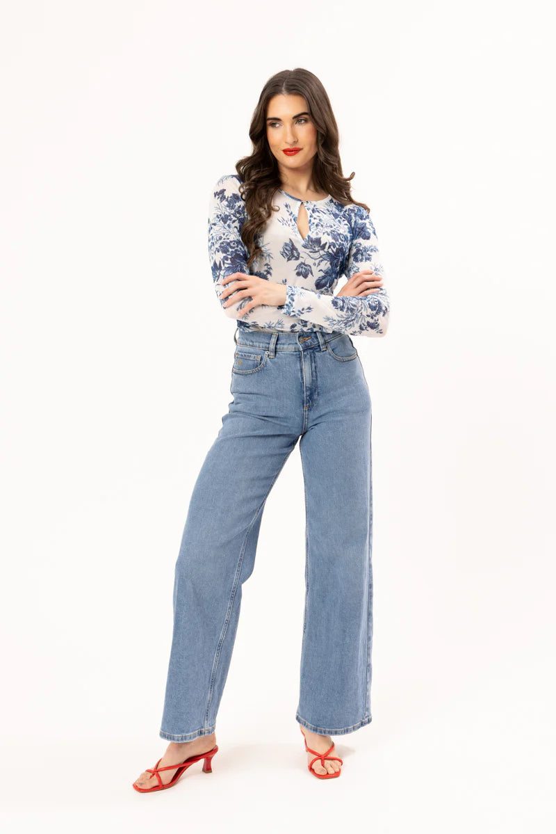Leila & Luca Loveable Mesh Top