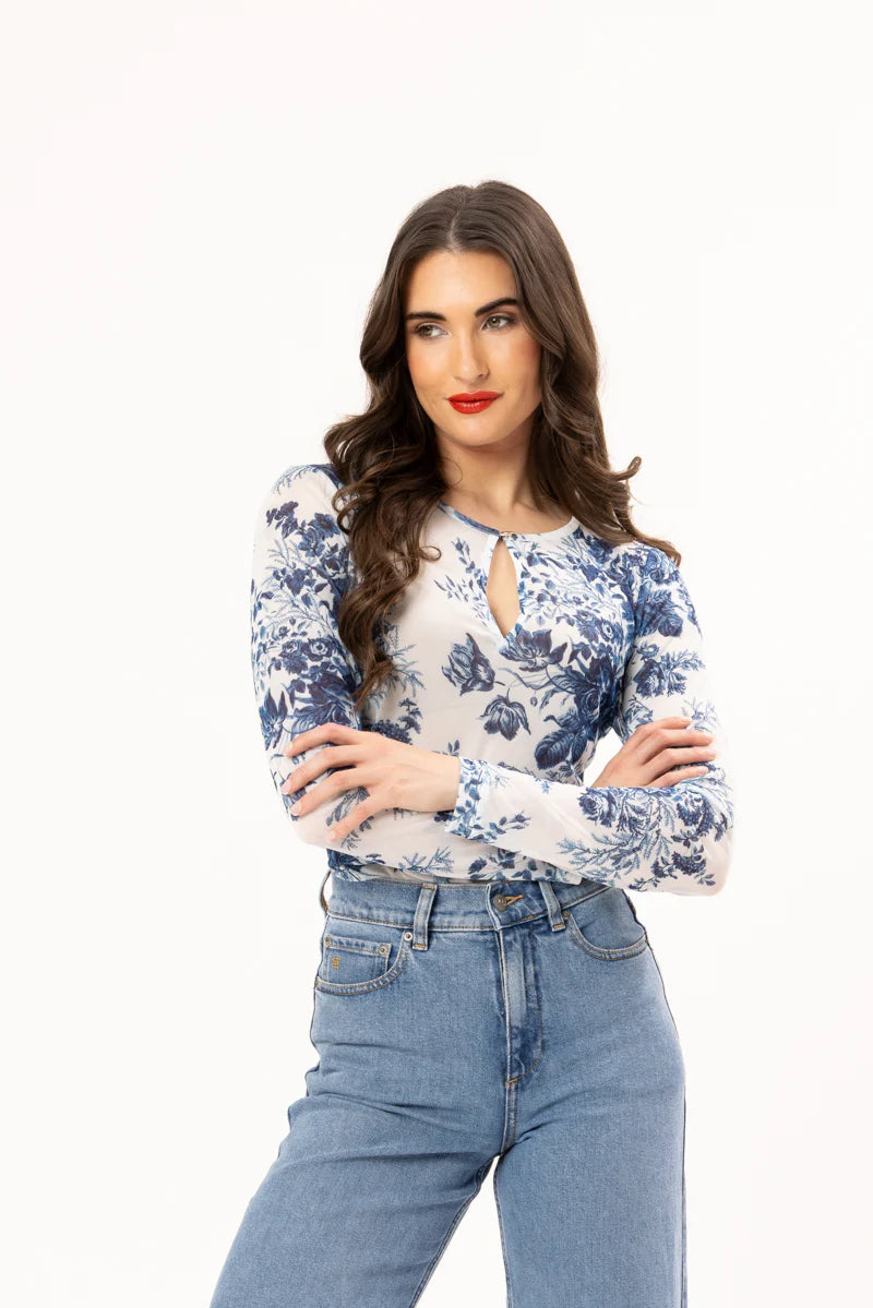 Leila & Luca Loveable Mesh Top