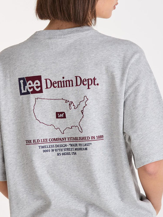 Lee  Map Dept. Boxy Tee