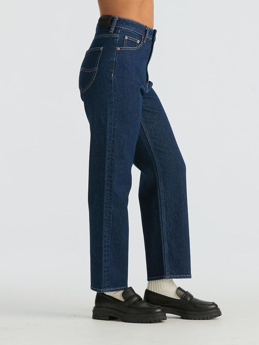 Lee High Straight Crop Jeans