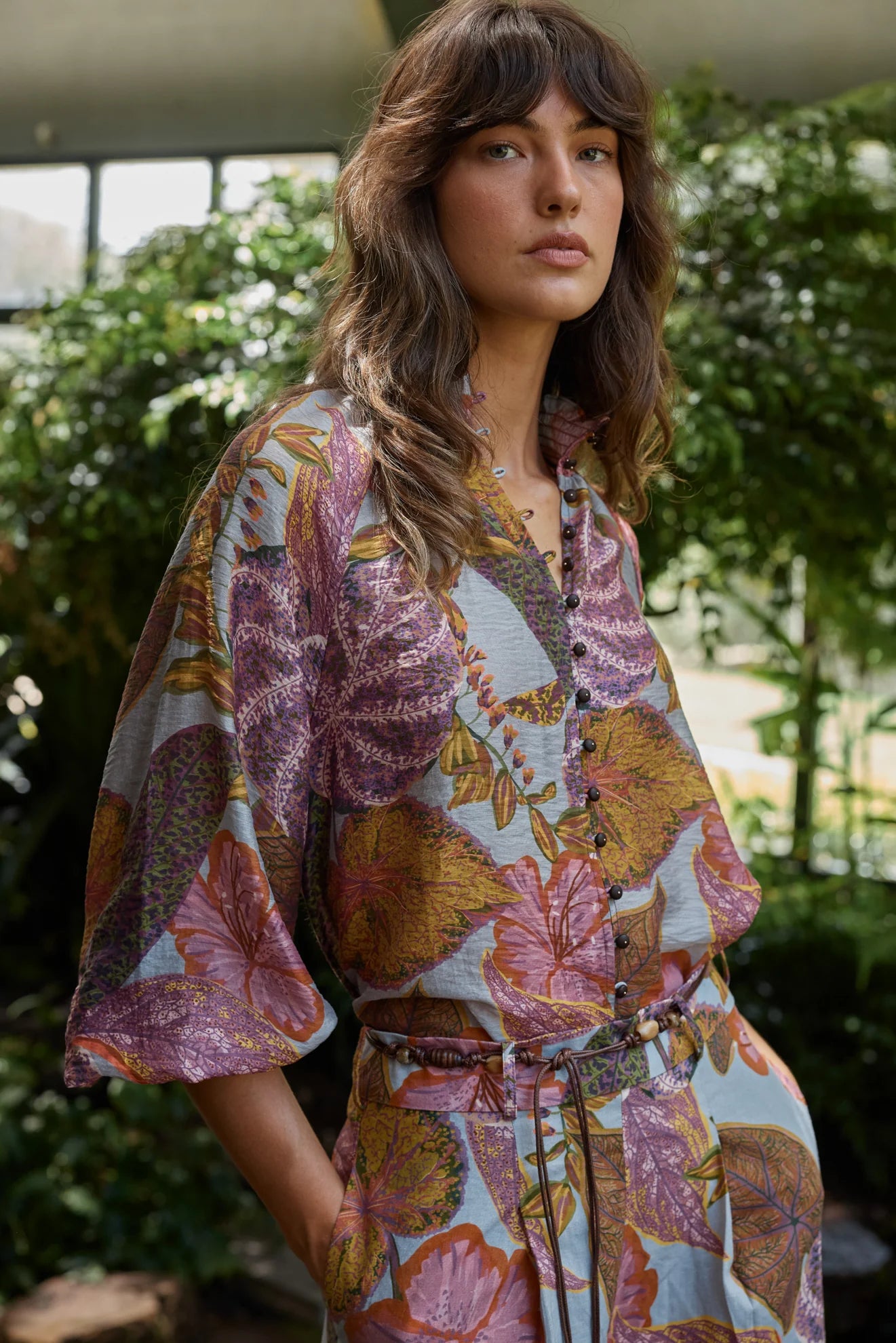 Fate +  Becker Daria Shirred Blouse