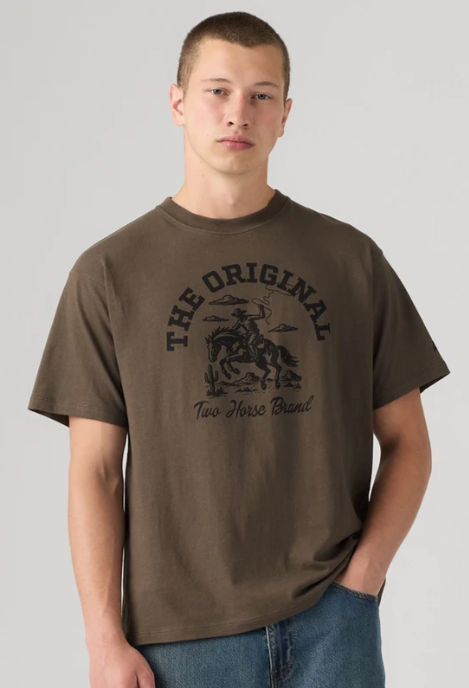 Levis Mens Relaxed Fit Graphic Tee