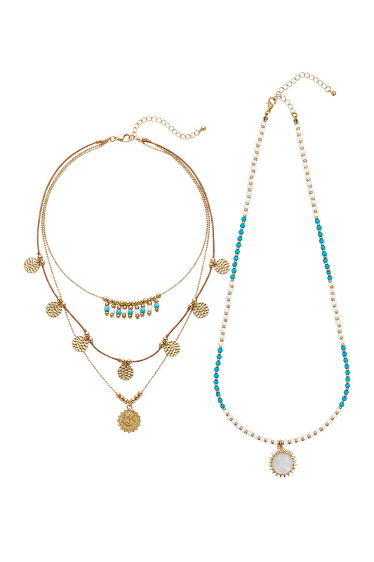 Isle of Mine Maggie Necklace - turquoise